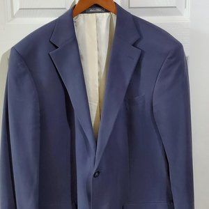 Geoffrey Beene brushed Silk blue sport coat